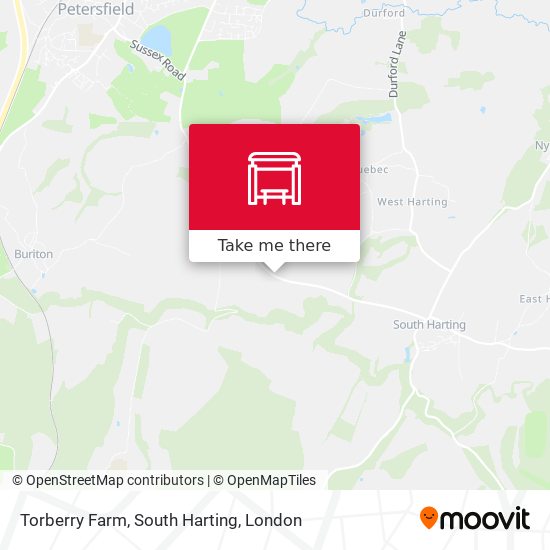 Torberry Farm, South Harting map