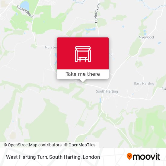 West Harting Turn, South Harting map