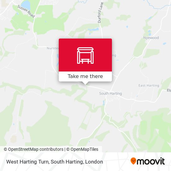 West Harting Turn, South Harting map
