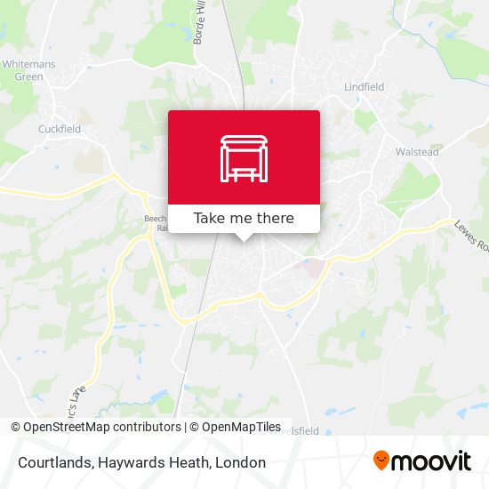 Courtlands, Haywards Heath map