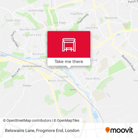 Belswains Lane, Frogmore End map