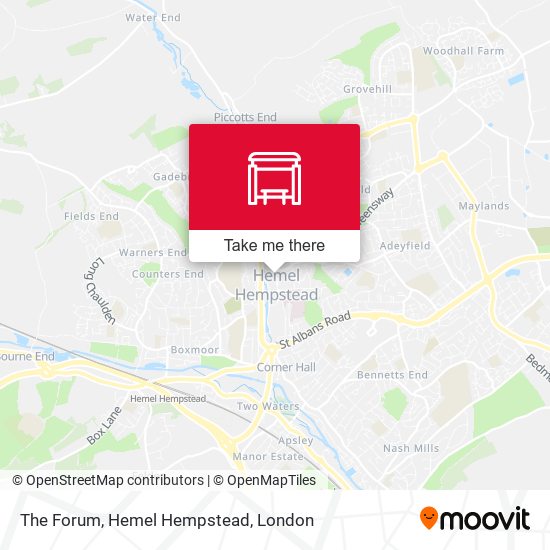 The Forum, Hemel Hempstead map