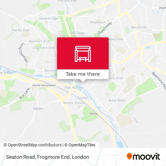 Seaton Road, Frogmore End map