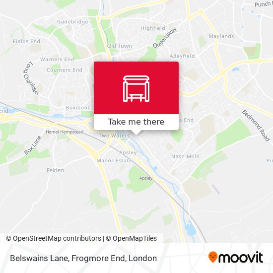 Belswains Lane, Frogmore End map