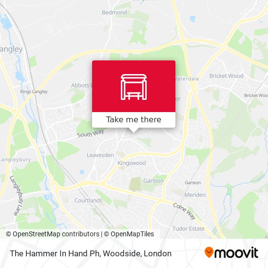The Hammer In Hand Ph, Woodside map