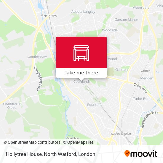 Hollytree House, North Watford map