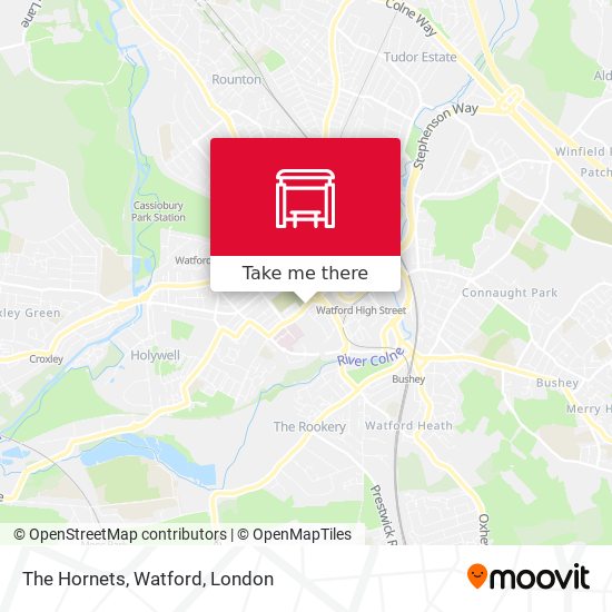 The Hornets, Watford map