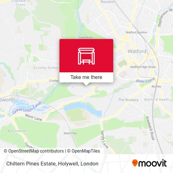 Chiltern Pines Estate, Holywell map