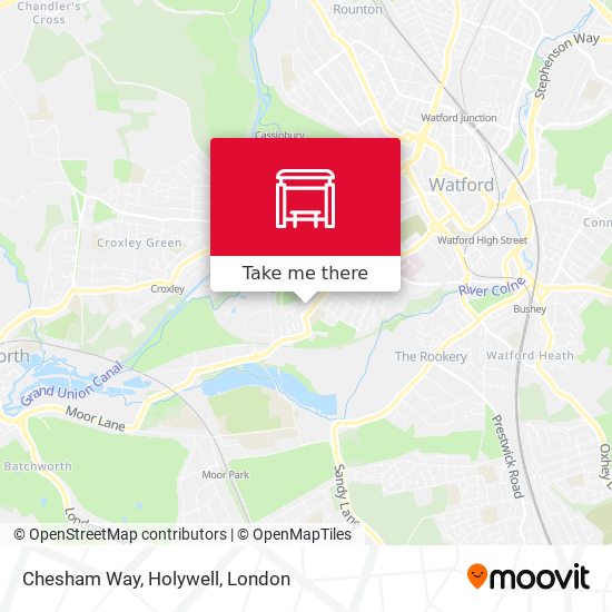 Chesham Way, Holywell map