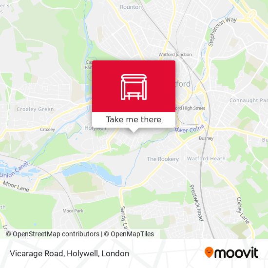 Vicarage Road, Holywell map