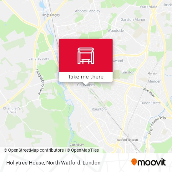 Hollytree House, North Watford map