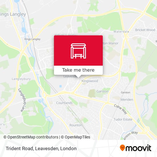 Trident Road, Leavesden map