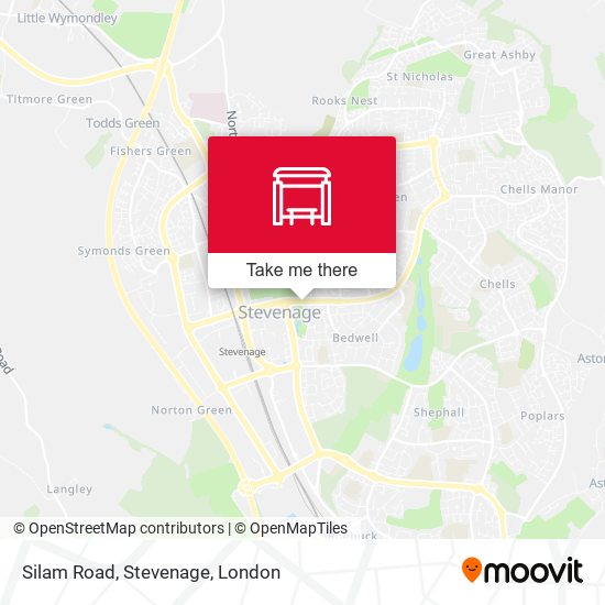 Silam Road, Stevenage map