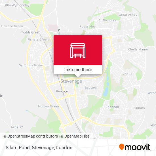 Silam Road, Stevenage map