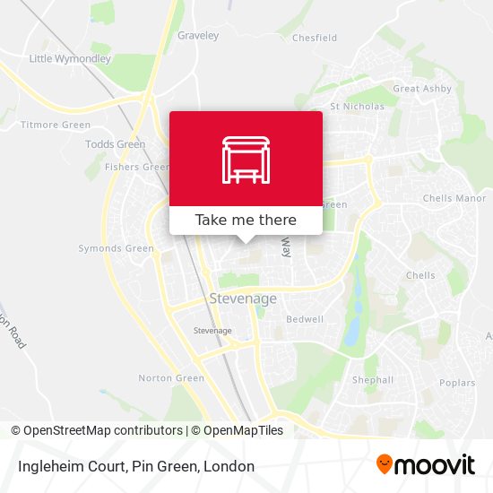 Ingleheim Court, Pin Green map