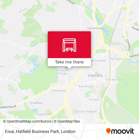 Eisai, Hatfield Business Park map