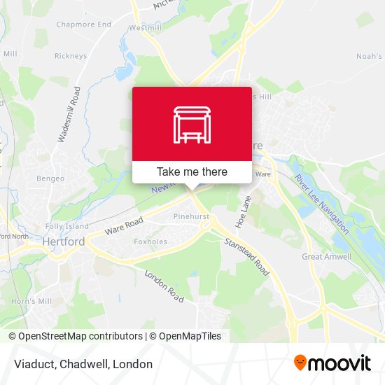 Viaduct, Chadwell map