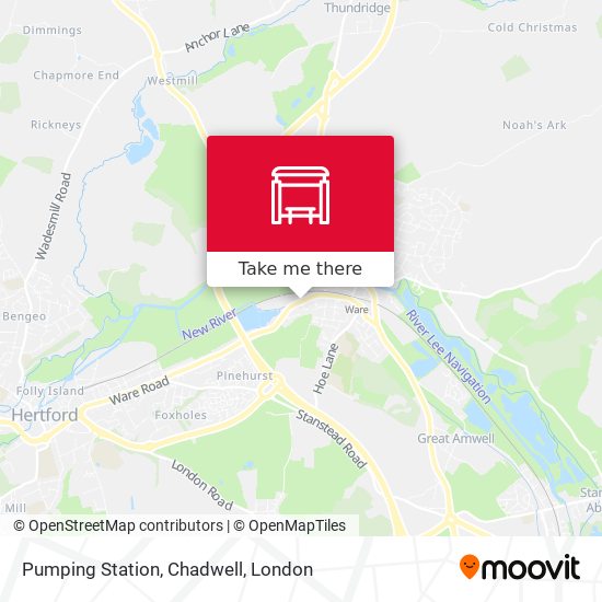 Pumping Station, Chadwell map