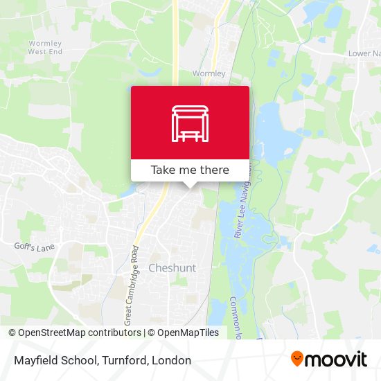 Mayfield School, Turnford map