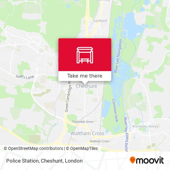 Police Station, Cheshunt map