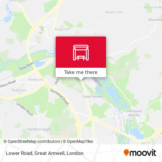 Lower Road, Great Amwell map
