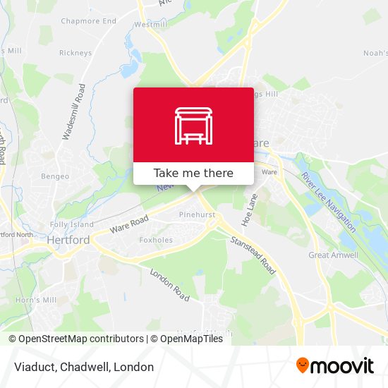 Viaduct, Chadwell map