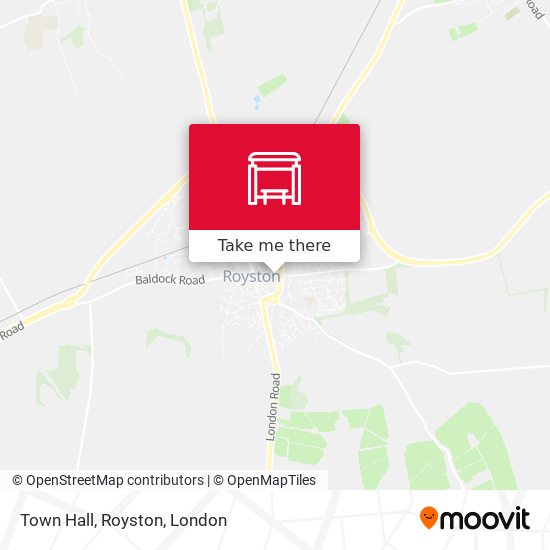Town Hall, Royston map