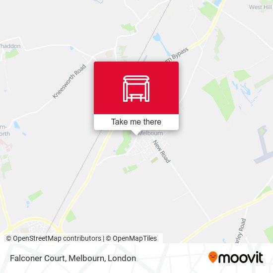 Falconer Court, Melbourn map