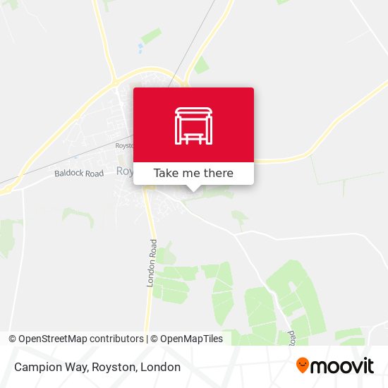 Campion Way, Royston map