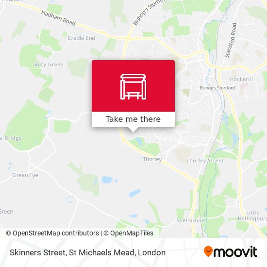 Skinners Street, St Michaels Mead map