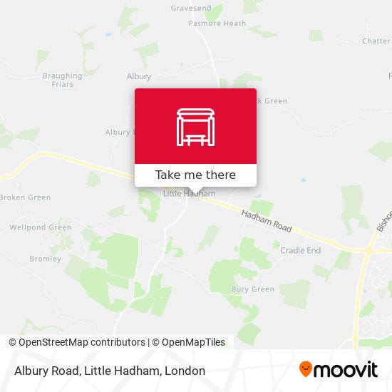 Albury Road, Little Hadham map