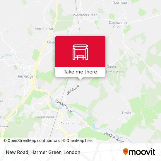 New Road, Harmer Green map