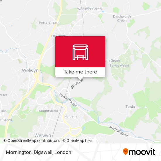 Mornington, Digswell map