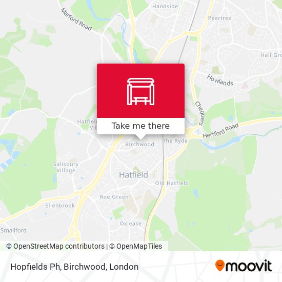 Hopfields Ph, Birchwood map