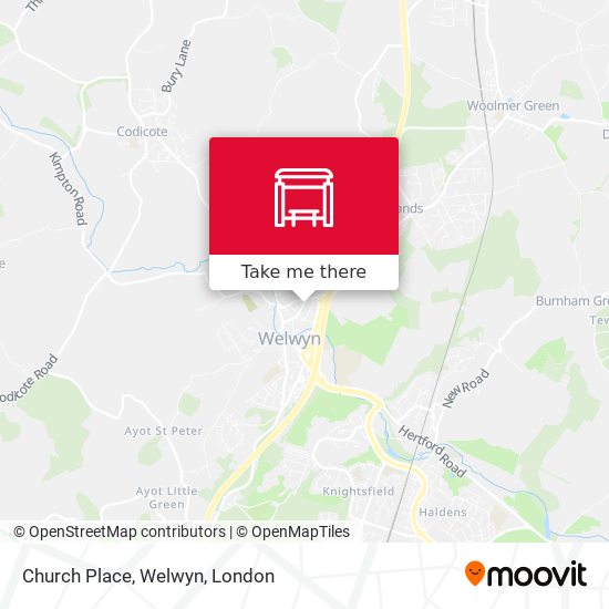 Church Place, Welwyn map