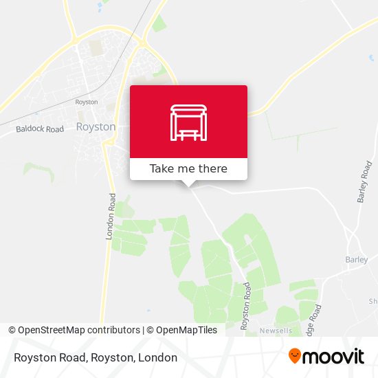 Royston Road, Royston map