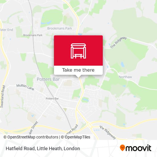 Hatfield Road, Little Heath map
