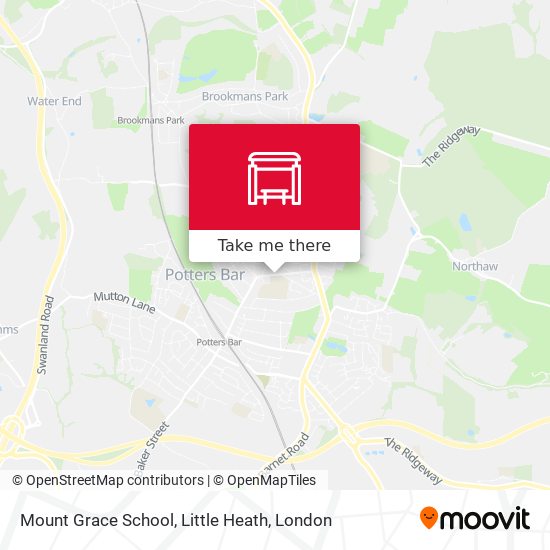 Mount Grace School, Little Heath map
