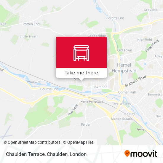 Chaulden Terrace, Chaulden map