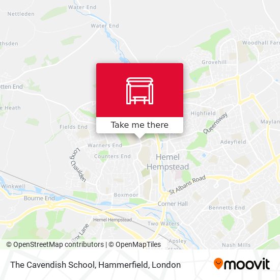 The Cavendish School, Hammerfield map