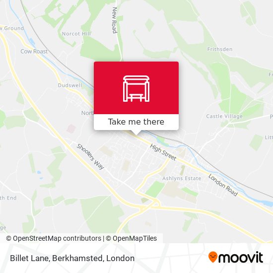 Billet Lane, Berkhamsted map