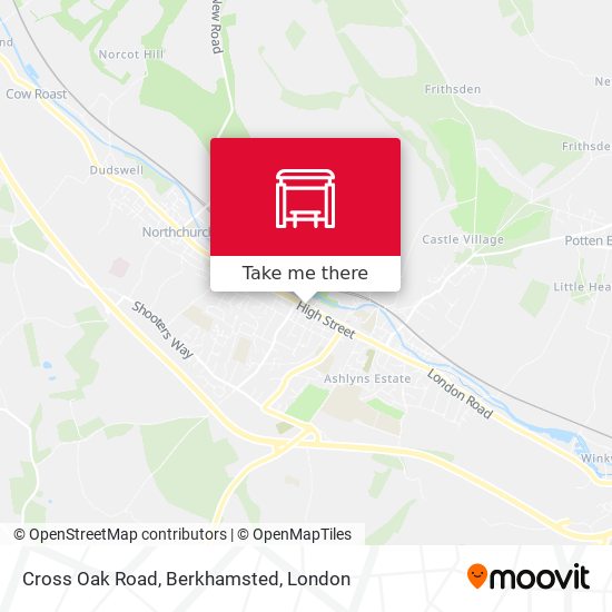 Cross Oak Road, Berkhamsted map