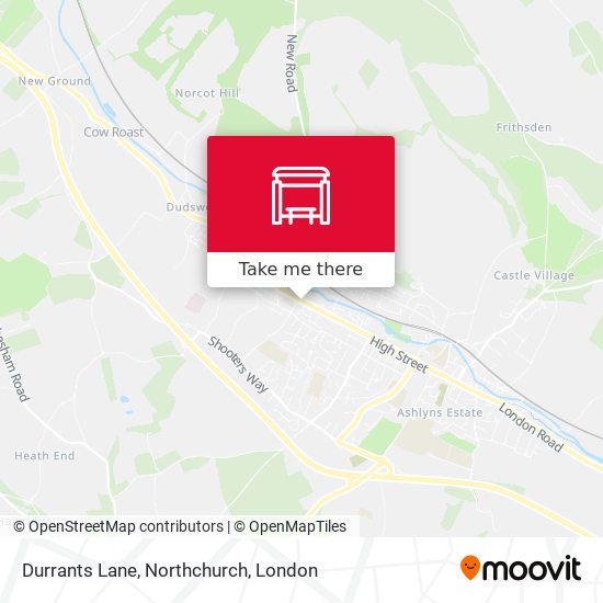 Durrants Lane, Northchurch map