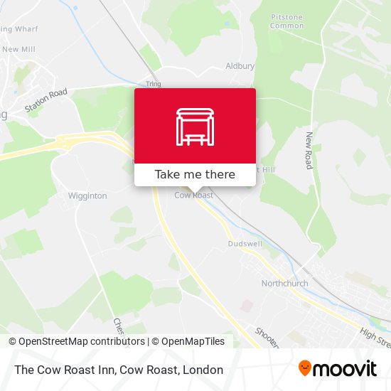 The Cow Roast Inn, Cow Roast map