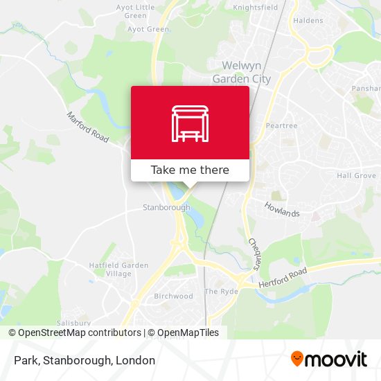 Park, Stanborough map