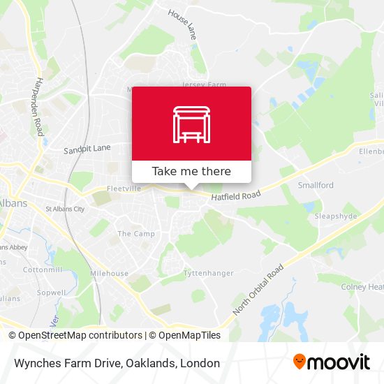 Wynches Farm Drive, Oaklands map