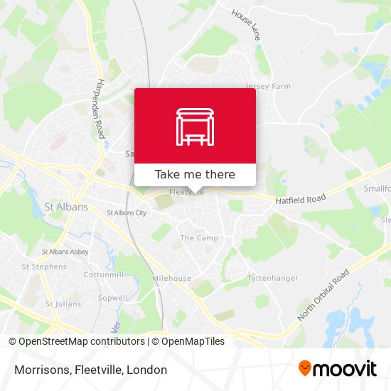 Morrisons, Fleetville map