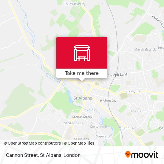 Cannon Street, St Albans map