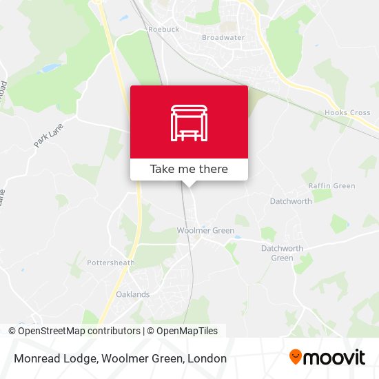 Monread Lodge, Woolmer Green map
