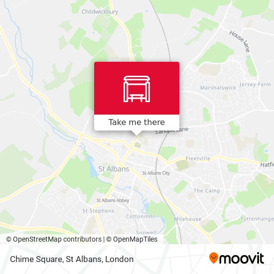 Chime Square, St Albans map